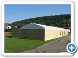 Festzelt beige au&szlig;en